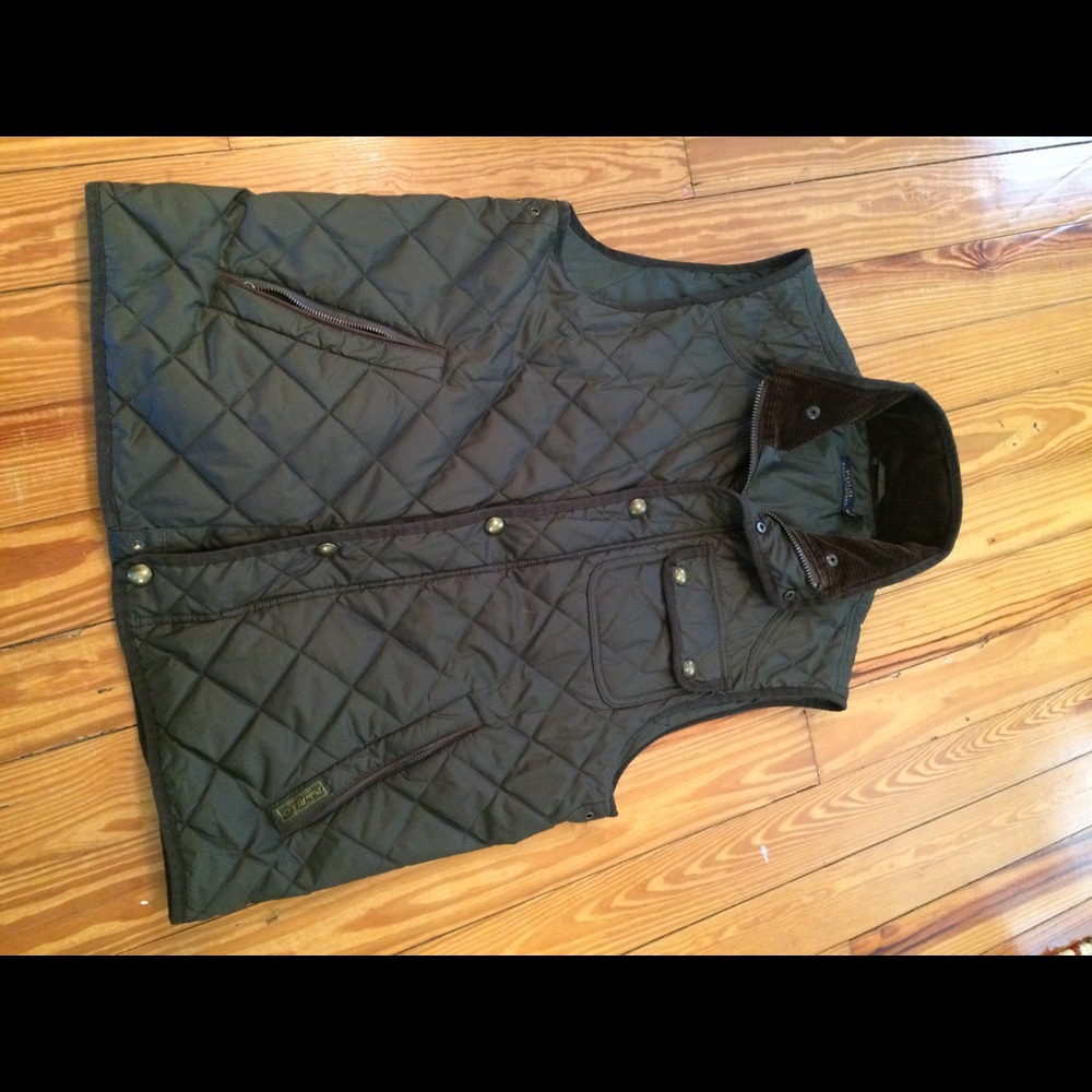 Ralph lauren vest olive M men